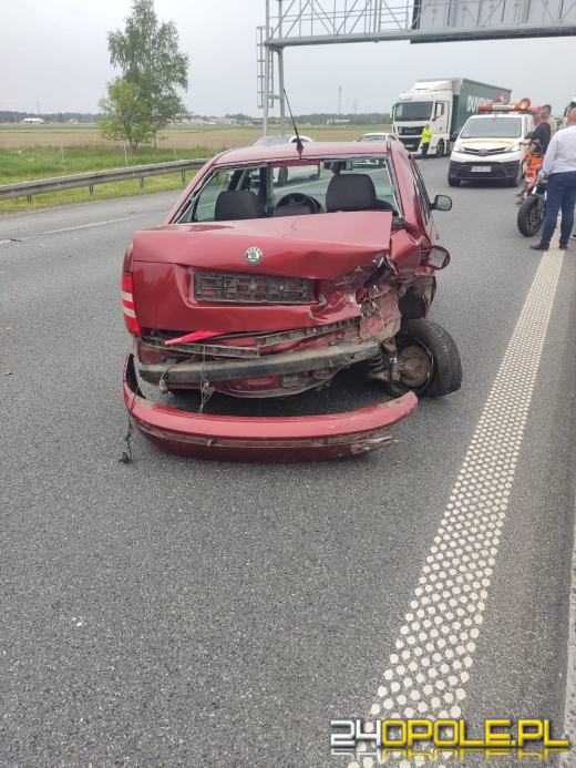 Wypadek na opolskim odcinku A4