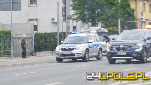 Potrącenie rowerzysty na ulicy Niemodlińskiej w Opolu