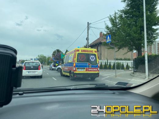 Potrącenie rowerzysty na ulicy Niemodlińskiej w Opolu