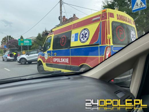 Potrącenie rowerzysty na ulicy Niemodlińskiej w Opolu