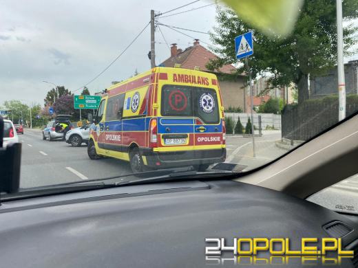 Potrącenie rowerzysty na ulicy Niemodlińskiej w Opolu