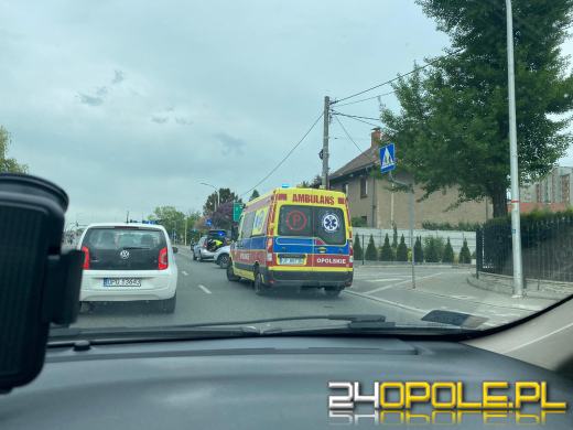 Potrącenie rowerzysty na ulicy Niemodlińskiej w Opolu