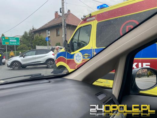 Potrącenie rowerzysty na ulicy Niemodlińskiej w Opolu