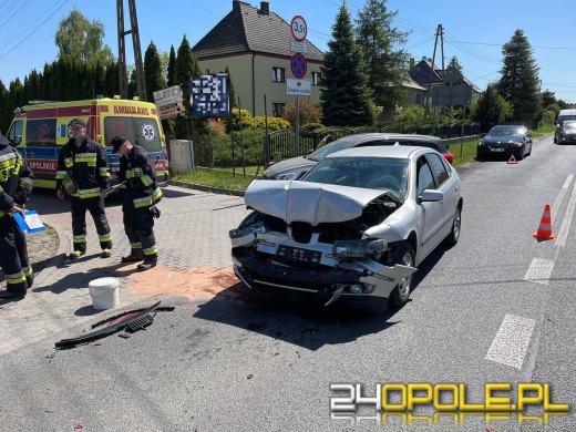 Trzy samochody zderzyły się w Opolu-Chmielowicach