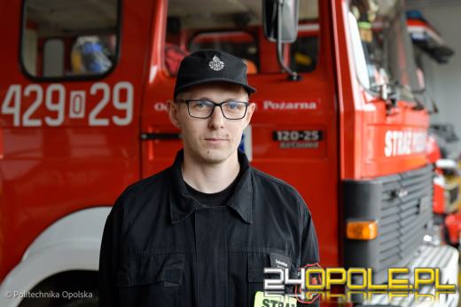 Student PO opracował urządzenie, które poprawia bezpieczeństwo strażaków