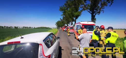 Tragiczny wypadek na drodze wojewódzkiej w powiecie głubczyckim