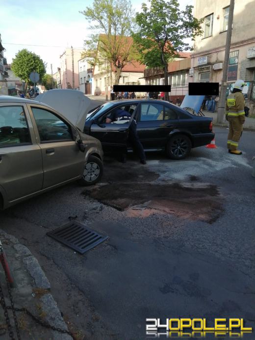 Kolizja pojazdów w Baborowie