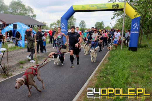 Dziesiątki czworonogów biegało i spacerowało wokół kąpieliska Malina