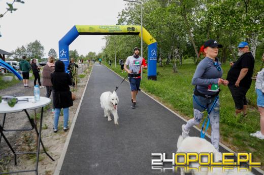 Dziesiątki czworonogów biegało i spacerowało wokół kąpieliska Malina