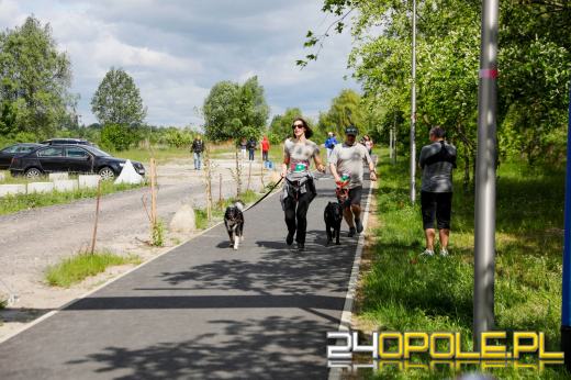 Dziesiątki czworonogów biegało i spacerowało wokół kąpieliska Malina