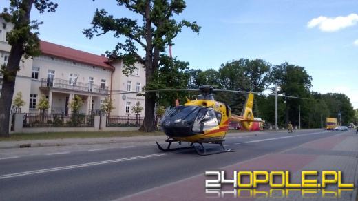 Mężczyzna zasłabł w busie. Wysłano śmigłowiec LPR