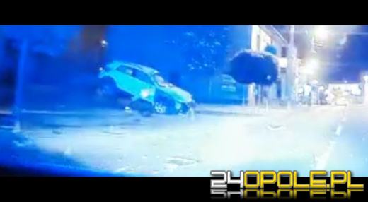 Lublin: Po narkotykach uciekał przed policją. Zakończył jazdę na słupie