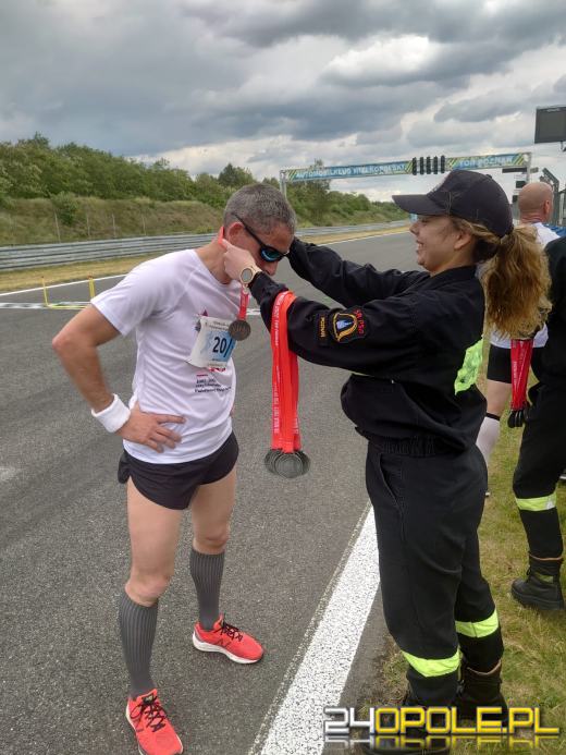 Strażacy z województwa opolskiego lubią biegać. Pokazali to na zawodach