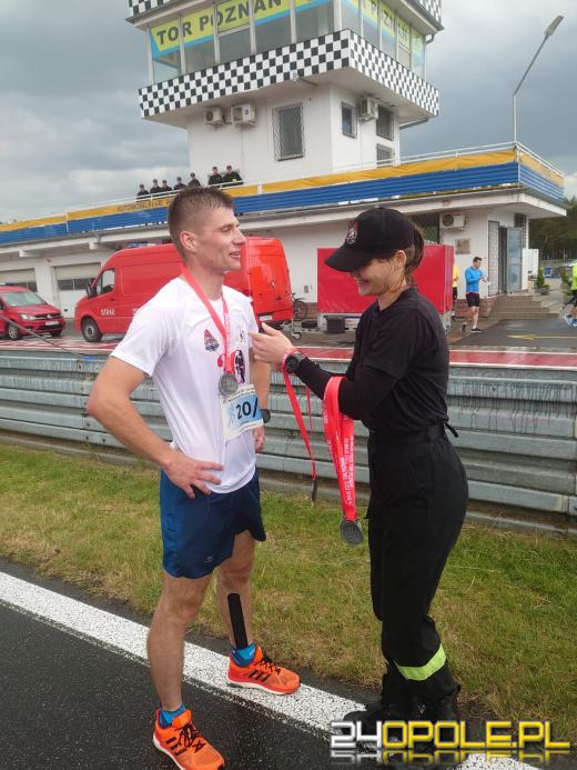 Strażacy z województwa opolskiego lubią biegać. Pokazali to na zawodach