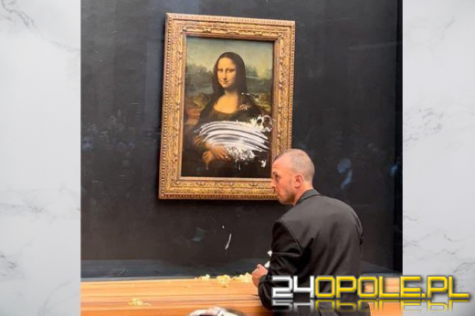 Zaatakował Mona Lisę. Jeden z najsłynniejszych obrazów "poczęstował" tortem