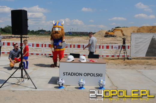 Wmurowano kamień węgielny pod nowy stadion w Opolu