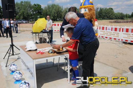 Wmurowano kamień węgielny pod nowy stadion w Opolu