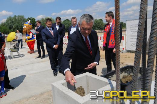 Wmurowano kamień węgielny pod nowy stadion w Opolu