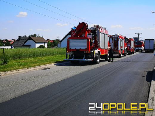 Pożar warsztatu przy Wygonowej w Opolu