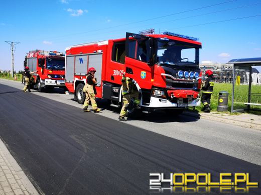 Pożar warsztatu przy Wygonowej w Opolu