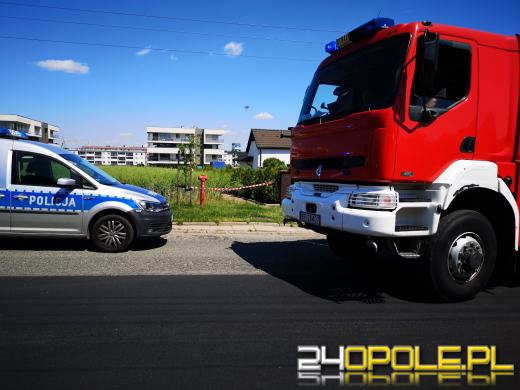 Pożar warsztatu przy Wygonowej w Opolu