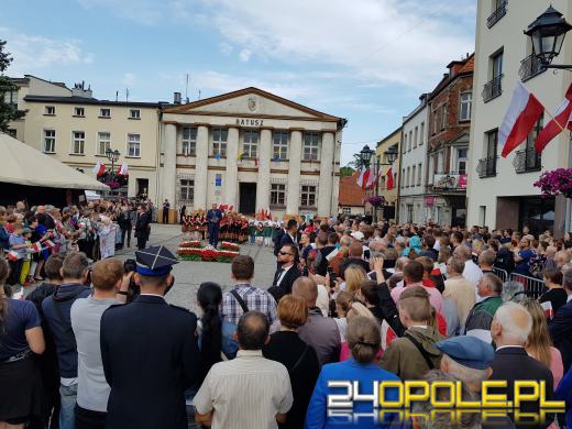 Prezydent Andrzej Duda z wizytą w Oleśnie 
