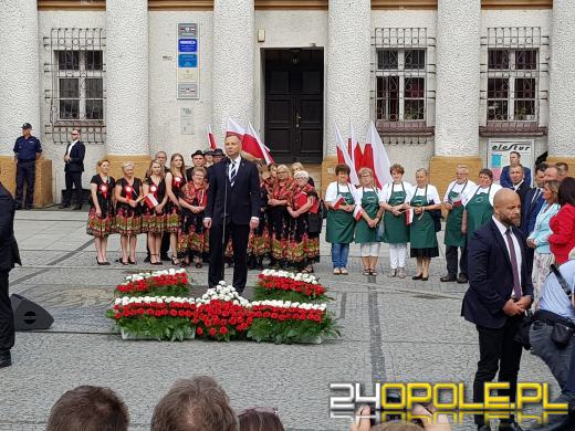 Prezydent Andrzej Duda z wizytą w Oleśnie 