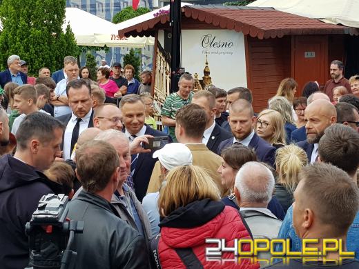 Prezydent Andrzej Duda z wizytą w Oleśnie 