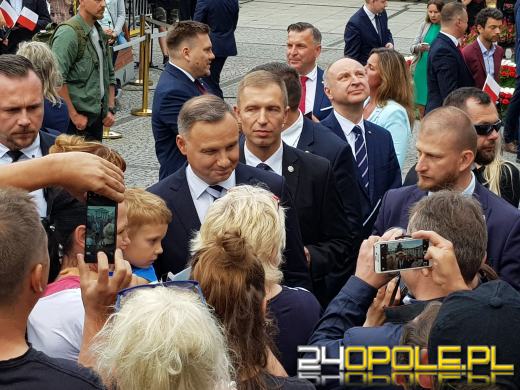 Prezydent Andrzej Duda z wizytą w Oleśnie 