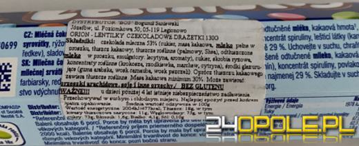 Orion - Lentilky czekoladowe drażetki uwielbiane przez dzieci wycofane przez GIS