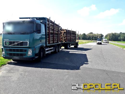 Kolejny przeładowany drewnem pojazd zatrzymany przez WITD