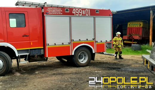 Wypadek w gospodarstwie w powiecie strzeleckim. Lądował śmigłowiec LPR