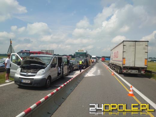 Karambol na strzeleckim odcinku A4. Są ranni