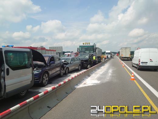 Karambol na strzeleckim odcinku A4. Są ranni