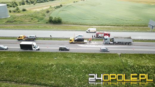 Karambol na strzeleckim odcinku A4. Są ranni