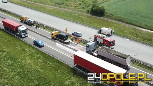 Karambol na strzeleckim odcinku A4. Są ranni