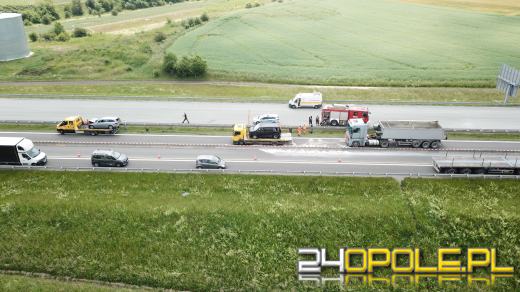 Karambol na strzeleckim odcinku A4. Są ranni