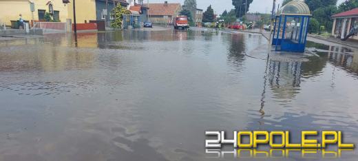 Opolszczyzna po ulewach. Strażacy mają sporo pracy