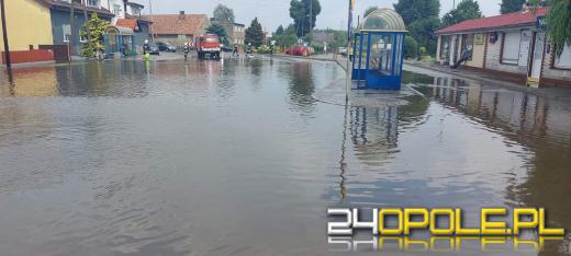Opolszczyzna po ulewach. Strażacy mają sporo pracy