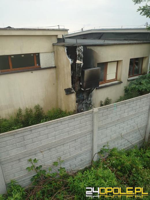 Pożar instalacji fotowoltaicznej w markecie w Izbicku