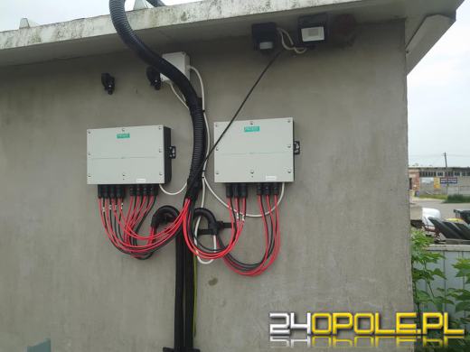 Pożar instalacji fotowoltaicznej w markecie w Izbicku