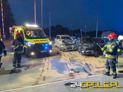 Wypadek w pobliżu przejazdu kolejowego na Alei Przyjaźni w Opolu 