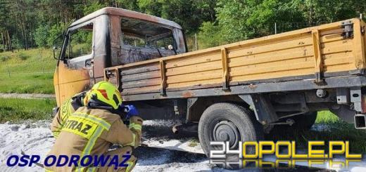 Pożar samochodu na A4