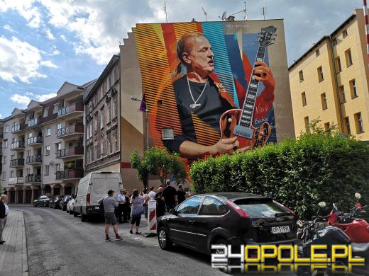 Uroczyście odsłonięto nowy muzyczny mural w Opolu