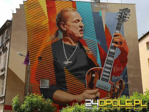 Uroczyście odsłonięto nowy muzyczny mural w Opolu