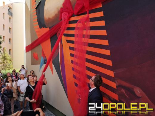 Uroczyście odsłonięto nowy muzyczny mural w Opolu