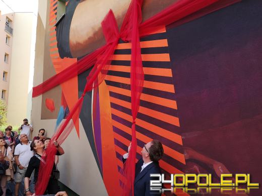 Uroczyście odsłonięto nowy muzyczny mural w Opolu
