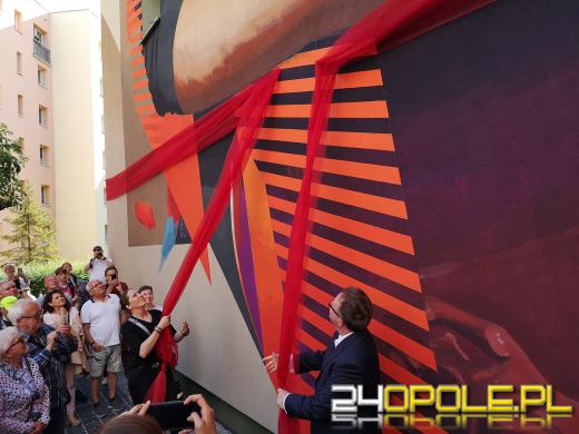 Uroczyście odsłonięto nowy muzyczny mural w Opolu