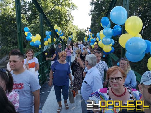 Oficjalnie otwarto Most Groszowy w festiwalowym wydaniu