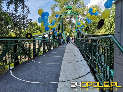 Oficjalnie otwarto Most Groszowy w festiwalowym wydaniu